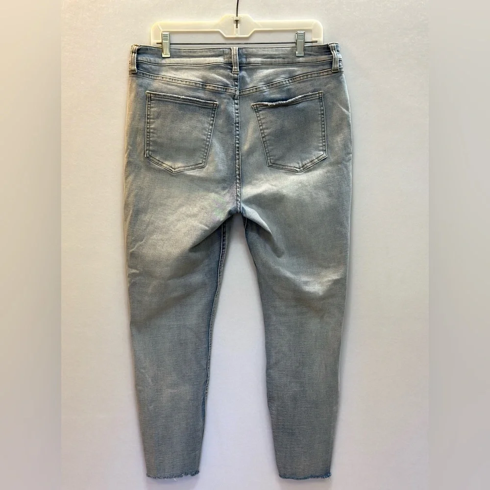PISTOLA Arielle Skinny High Waist Scissor Cut Hem Jean Size 32
